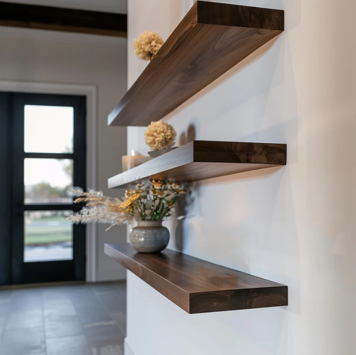 Floating Shelves for Plant Display
